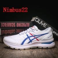 ราคา Asics รองเท้าวิ่งรองเท้าบุรุษ GEL NIMBUS 22รองเท้าวิ่งผู้หญิงกันกระแทก N22กีฬาและพักผ่อนรองเท้าวิ่ง (19326365209)