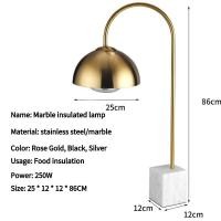 ราคา CHKU ร้านอาหาร ไฟอุ่นอาหาร สแตนเลส โคมไฟอุ่น โรงแรม stainless steel Infrared Lamp บุฟเฟ่ต์ หลอดไฟอุ่นอาหาร Infrared Lamp โคมไฟอุ่นอาหาร (21208248919)