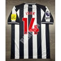 ราคา เสื้อฟุตบอล Newcastle Home นิวคาสเซิล เหย้า 2023 24 พร้อมเบอร์ชื่อ 14 ISAK และอาร์มพรีเมียร์ลีค No Room (20804926858)
