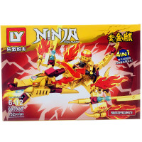 ราคา LY เลโก้มังกร 4in1 เลโก้นินจา Phantom Gold ninjago ตัวต่อ ชุด เลโก้มังกรนินจาโก Mech Ninja Warrior Building Blocks ของเล่นเด็ก (21225928114)
