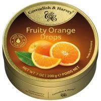 ราคา Cavendish Harvey ลูกอมผลไม้ รสผลไม้รวม รสส้ม Fruity Orange Drops สินค้านำเข้า (12052523520)