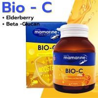 ราคา วิตามินซี Mamarine booster BIO C plus elderberry and betaglucan 30 capsules มามารีน ไบโอซี บูสเตอร์ (16765599543)