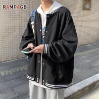 ราคา RAMPAGE ตัวอักษรแห่งชาติ chao เต็มพิมพ์ผ้าลูกฟูกเสื้อผู้ชายฤดูใบไม้ผลิและฤดูใบไม้ร่วงแฟชั่นแบรนด์ ulzzang แจ็คเก็ตเทรนด์ร้อยชุด (20037938815)