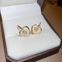 ราคา DREJEW ต่างหูแฟชั่นระดับไฮเอนด์สำหรับผู้หญิงต่างหูหัวใจชุบทองแท้ด้วยไฟฟ้ารูปดอกไม้ฝรั่งเศส (18251238118)