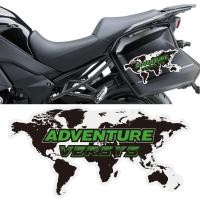 ราคา มอเตอร์ไซค์ดีคอลสำหรับจักรยานยนต์สำหรับ Kawasaki VERSYS CONCOURS X300 400 650 1000 ABS สติ๊กเกอร์รูปลอกอลูมิเนียม Panniers กระเป๋าด้านข้างกล่องผจญภัย (19640622150)