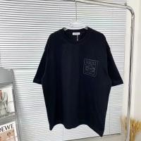 ราคา Loewe luo Ywei 23เสื้อยืดคู่ Logo Huruf ซิลิโคนสามมิติมีกระเป๋าคาดหน้าอกปลอมใหม่ชายและหญิง (20139158729)