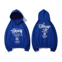 ราคา Stand เสื้อสเวตเตอร์กำมะหยี่มีฮู้ดพิมพ์ลายคลาสสิกฤดูใบไม้ร่วงและฤดูหนาวผู้ชายและผู้หญิงคู่รักเสื้อสวมหัวแขนยาว Stussy (18989397509)
