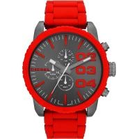 ราคา Diesel Mens Double Down Stainless Steel Chronograph Quartz Watch Red (20363904242)