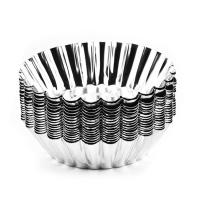 ราคา 100 Pcs Tin Foil Egg Tart Molds Mini Pie Pans Disposable Baking Tart Molds Tin Foil Pie Pan Great for Baking Tart Eggs Quiche Pie Caramel Pudding Pie Etc (16103234137)