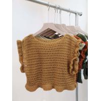 ราคา เสื้อครอปไหมพรมแขนระบานฉลุ (17499499816)