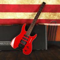 ราคา Steinberger 91st วันครบรอบปีที่กีตาร์ไฟฟ้าไร้หัว Vibrato แขนเทรโมโลบริดจ์ฮาร์ดแวร์สีดำ (20950863164)