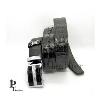 ราคา P leather เข็มขัด 3 8cm เข็มขัดหนังจระเข้แท้ เข็มขัดผู้ชาย กระดูก หนังจระเข้ กว้าง 1 5 นิ้ว หนังแท้ พร้อมส่ง (11031910323)
