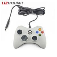 ราคา LIZHOUMIL Usb Gamepad Wire Control Controller Compatible For Xbox 360 Xbox 360 Slim Windows 7 8 10 Microsoft PC Game Controller (20883457324)