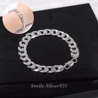 ราคา เลสข้อมือเงินแท้ 92 5 Cube งาน Italy ชุบโรเดียม (19760127423)