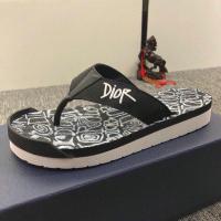 ราคา New Dior Mens Classic Luxury Leather shoes for men Casual Flip Flops Slippers (14016489852)