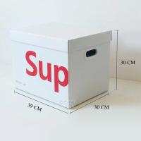 ราคา ส่งจากไทย กล่องเก็บของ กล่องเอกสาร กล่องกระดาษ กล่องใส่ของพับได้ มี 2 ขนาด CRZY BKK กล่องแต่งบ้าน กล่องลายแฟชั่น (20211627169)