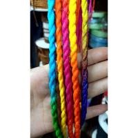 ราคา เชือกสา สีสันสดใสมีเส้นเล็ก5 เส้นใหญ่10 (18285375927)