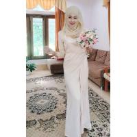 ราคา ชุดเดรสมุสลิมรุ่นจีบเอว เนื้อผ้าซาร่า ชุดใส่รายอ ชุดมุสลิมผู้หญิง ชุดเดรสไปงานแต่ง ชุดราตรีเดรสเพื่อนเจ้าสาวมีไซซ์S M L XL 2XL (19705963381)