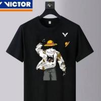 ราคา เสื้อ VICTOR เสื้อแบดมินตันเด็กชายและเด็กหญิงเสื้อกีฬารัดรูปสำหรับผู้ชายเสื้อเทนนิสแห้งเร็วลูกวอลเล่ย์บอลก๊าซการแข่งขันเสื้อซ้อมกีฬาฤดูร้อน (20576591031)