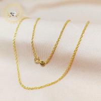 ราคา สร้อยอิตาลี 9k ลายโซ่คู่ กลาง (15470746749)