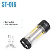 ราคา ไฟ LED แบบพกพาชาร์จไฟได้ไฟฉายสว่างมากไฟสำหรับทำงานตะเกียงตั้งแคมป์โหมดให้แสงสว่าง4โหมดไฟกลางแจ้งกันน้ำ (18731186761)