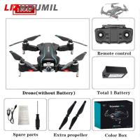 ราคา LIZHOUMIL S17 Drone 4k HD Camera GPS Drone WiFi FPV 1080P No Signal Return RC Helicopter Flight 15 Minutes Quadcopter Drone with Camera (21033491774)