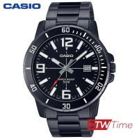 ราคา Casio นาฬิกาข้อมือผู้ชาย สแตนเลส รุ่น MTP VD01B ตัวเรือนสีดำ (12703361074)