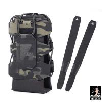 ราคา DMgear Tactical Radio Pouch Bottle Holder Multi function Radio Pouch MOLLE Ranger Green Tool Pouch Elastic rope Adjustable BG67 (15050909162)