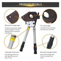 ราคา Manual Cable Cutting Tool Ratcheting Ratchet Cable Cutter J40 Cutting Rang Max 300mm2 (11293570253)