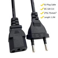 ราคา Electric Extension EU 4 0mm IEC C13 European Power Cable 220V Supply Printer For PC Plug Monitor Projector LG TV 1 2M (20755582904)