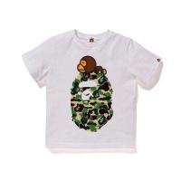 ราคา BAPE clothing summer pe head cartoon camouflage round neck short sleeved T shirt (20534512668)