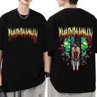 ราคา เสื้อยืดคอตตอนพิมพ์พรีเมี่ยม Anime Chainsaw Man Tshirts Funny Cartoon Denji Pochita Graphic Print Tshirt (19554464295)