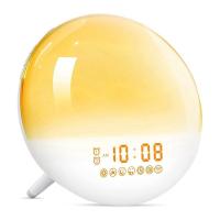 ราคา Sunrise Alarm Clock Wake Up Light for Bedrooms Digital Smart Alarm Clock for Heavy Sleepers Night Light for Kids Gift (18672119559)