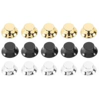 ราคา 15Pcs Aluminum Guitar Tone and Volume Speed Control Knobs Top Hat Bell for GB LP EPI Electric Guitar (19808314572)