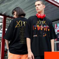 ราคา เสื้อยืดคุณภาพดี Kemeja Rock Terlaris Baru XPDC LIVE HARD ROCK CAFE Kasual Longgar T Shirt Lengan Pendek 100 PREMIUM (20239284880)