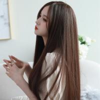 ราคา วิกผมปลอม ผมปลอมผู้หญิง สวมใส่ง่าย วิกแสกกลาง วิกผมผู้หญิง วิกผู้หญิงผมยาว วิกผมยาว ผมปลอมตรง วิกผมยาวตรง วิกผมแบบสวม ฟรีตาข่ายคลุมผ (6917976871)
