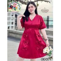 ราคา ฮ222 ร้านนี้ส่งไว เดรสโบว์คอวี 8สี ชุดเดรสสาวอวบ เดรสสาวอวบ เดรสสาวอวบอ้วน เดรสคนอ้วน ชุดสาวอวบสวยๆ เสื้อผ้าสาวอวบ เสื้อผ้าแฟชั่นสาวอวบ ชุดสาวอวบอ้วน เดรสคนอ้วน ชุดคนอ้วนสวยๆ (14589354694)