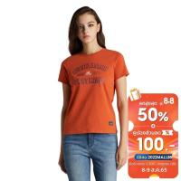 ราคา Mc Jeans เสื้อยืดแขนสั้นผู้หญิง คอกลม สีส้ม ผ้านุ่ม ระบายอากาศได้ดี MTSZ877เสื้อยืดแขนสั้นสไตล์เกาหลีสำหรับผู้หญิงอินเทร (18739735367)
