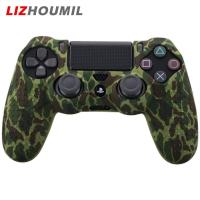 ราคา LIZHOUMIL Camouflage Case Graffiti Studded Dots Silicone Rubber Gel Skin for Sony PS4 Slim Pro Controller Cover Case for Dualshock4 (20762278563)