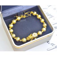 ราคา สร้อยข้อมือ สร้อยข้อมือชุบทองแท้ 100 เศษทองคำแท้ สร้อยหุ้มทอง ชุบทอง 24K ไม่ลอก ไม่ดำ (14438329991)