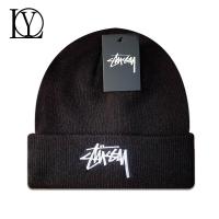 ราคา Trea Stussy หมวกถักนิตติ้งสไตล์สตรีทไซส์ใหญ่มาตรฐานยุโรปและอเมริกาแบบใหม่หมวกขนสัตว์ปักลาย Topi Dingin Stussy (18730624267)