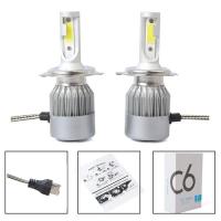 ราคา ชุดไฟหน้ารถยนต์ 2 C 6 Led Cob H 4 36 W 7600 Lm (16456270781)