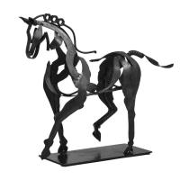 ราคา รูปปั้นม้าโลหะเครื่องประดับม้าฉลุทำด้วยมือแบบ3D รูปปั้นม้าสมัยใหม่ของขวัญขี่ม้าสำหรับชั้นวางหนังสือตกแต่งโต๊ะสำนักงานในบ้าน (21198103522)