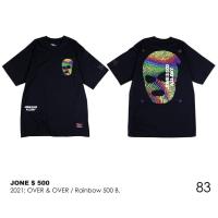 ราคา Streetสไตล์แฟชั่นล่าสุด เสื้อ Jone500 โจร500 รุ่น over new version eyeballs S 5XL (20719453770)