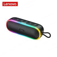 ราคา 100 Original Lenovo K8 5 0ลำโพงไร้สายบลูทูธแบบพกพา Hifi LED กลางแจ้งลำโพง Music Surround Bass Box Mic ใหม่ (21170884047)