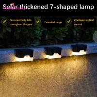 ราคา ไฟส่องทางพลังงานแสงอาทิตย์4แพ็ค IP65กลางแจ้งกันน้ำ LED ไฟทางเดินพลังงานแสงอาทิตย์สำหรับรั้วกลางแจ้งบันไดรั้วสนามทางลานบ้าน (20585418683)