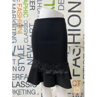 ราคา กระโปรงทำงานระบายหางปลาลูกไม้ S M L XL 2XL 3XL (16425468841)
