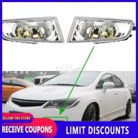 ราคา For CIVIC Fog Lamp Front Driving Light Fog Light Front Bumper light For HONDA CIVIC SNA FD 2006 2007 2008 FD1 FD2 Front Bumper Foglights (13691307408)
