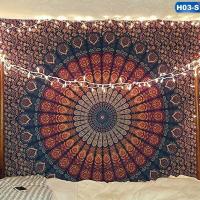 ราคา พรมผ้าคลุมเตียงพิมพ์ลายสไตล์โบฮีเมียน Mandala สําหรับตกแต่งบ้าน (20178658051)