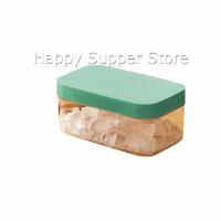 ราคา Happy กล่องใส่น้ำแข็ง ถาดน้ำแข็ง ที่ทำน้ำแข็ง ถาดน้ำแข็งตู้เย็นของใช้ในครัวเรือน ice tray with cover (14833335929)